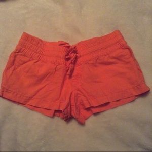 Mossimo Coral Drawstring Shorts